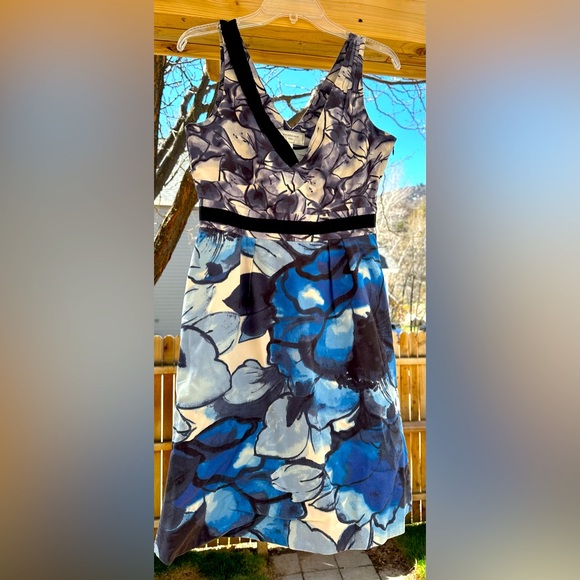 Anthropologie Moulinette Soeurs Watercolor Indigo Garden Summer Wedding … - Picture 2 of 15